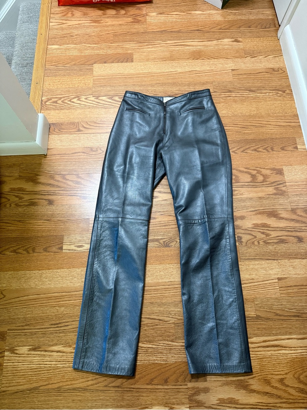 Y2K Cache Lamb Leather Pants Large